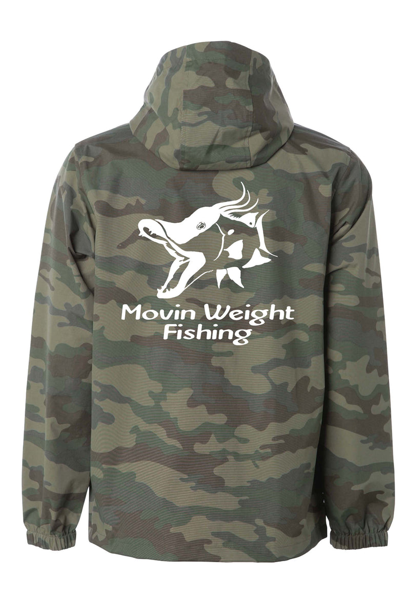Movin Weight Windbreaker/Rainjacket (Camo) – Movin Weight Fishing